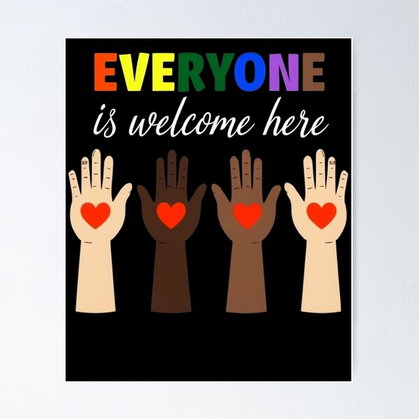 Item preview, Everyone Is Welcome Here Idaho Teacher designed and sold by thriftysketches.