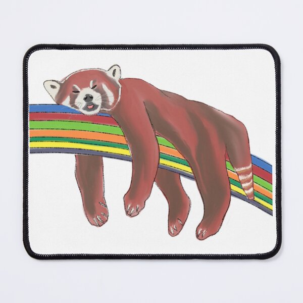 Item preview, Firefox Sleeps On Rainbow designed and sold by MANUMONY.