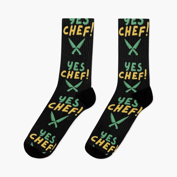 Item preview, Yes, Chef with knife on Green and yellow design - The Bear. Yes Chef Jeremy Allen White The Bear Tv Show designed and sold by Anngozza2.