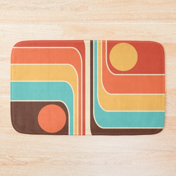 Item preview, Arch Abstract Midcentury Modern Pattern VX in retro vibes designed and sold by nineFlorals.