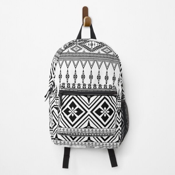 Item preview, Black and white vintage geometric Ethnic pattern designed and sold by NarongStocker37.