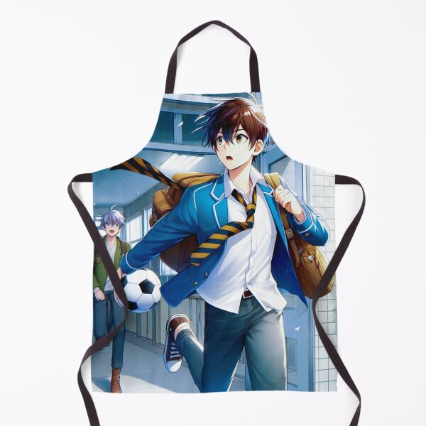 Item preview, anime style football lovers boy designed and sold by Dogandesighn.