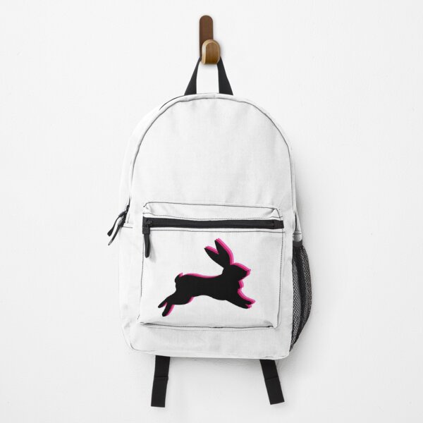 Item preview, Pink bunny 3D symbol, jumping bunny designed and sold by Szkicerka.