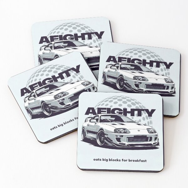 Item preview, AEIGHTY - eats big blocks for breakfast designed and sold by MOTOSHIFT.