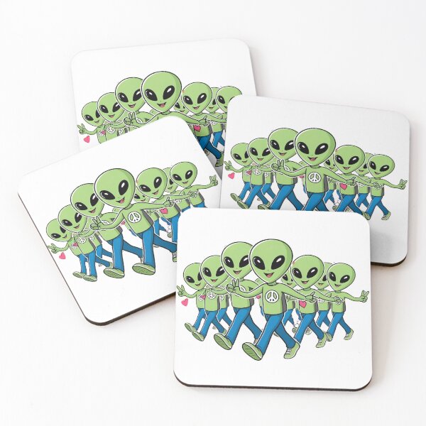 Item preview, Peace aliens designed and sold by whatthefoxsays.