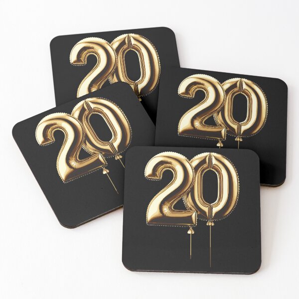 Item preview, 20 Years Gold Balloon Foil Balloon Gift designed and sold by Pineapple-Tree.