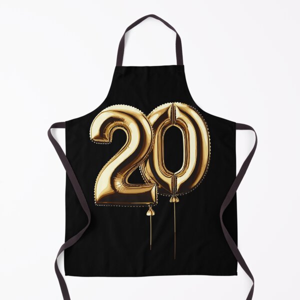 Item preview, 20 Years Gold Balloon Foil Balloon Gift designed and sold by Pineapple-Tree.