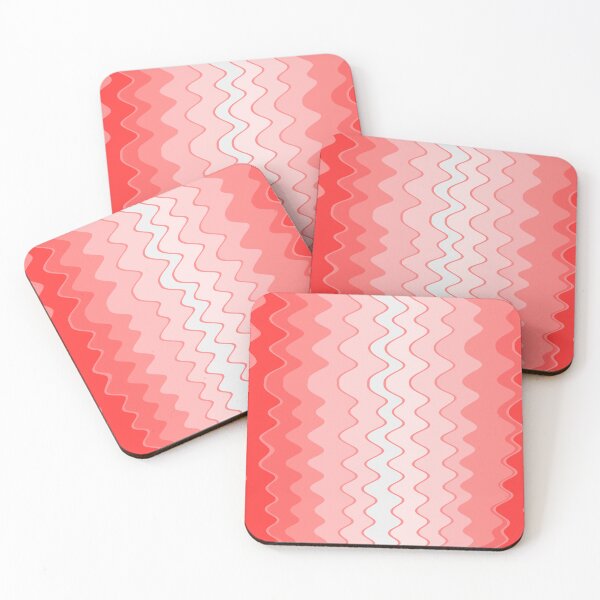 Item preview, Red gradient waves for the background designed and sold by CatchyMeow.