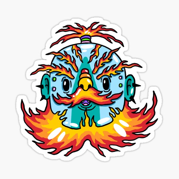 Item preview, "Alien Head : Fire Beard" designed and sold by SDboYz.