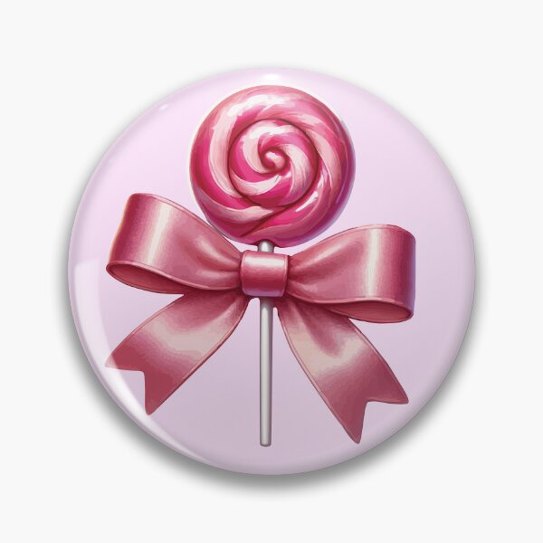 Item preview, Sweet & Chic: Pink Lollipop with Big Bow designed and sold by CrazySweets.