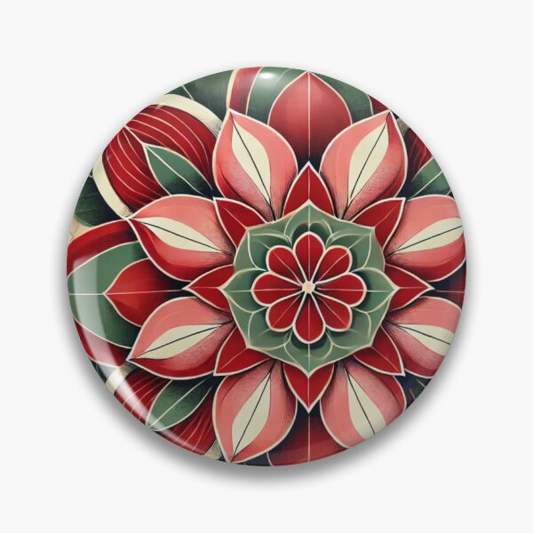 Item preview, Floral composition with symmetrical shapes designed and sold by Sigtrix.