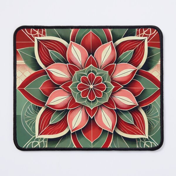 Item preview, Floral composition with symmetrical shapes designed and sold by Sigtrix.