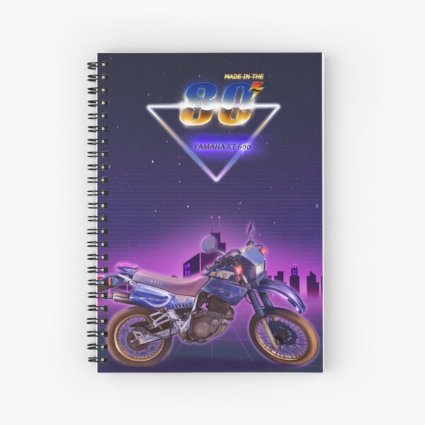 Aperçu de l'œuvre Yamaha XT 600 Retro Neon City créée et vendue par Xeny-Art.