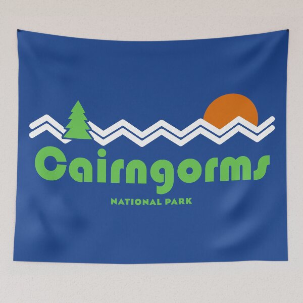 Item preview, Cairngorms National Park Scotland Retro designed and sold by Esskay Designs.
