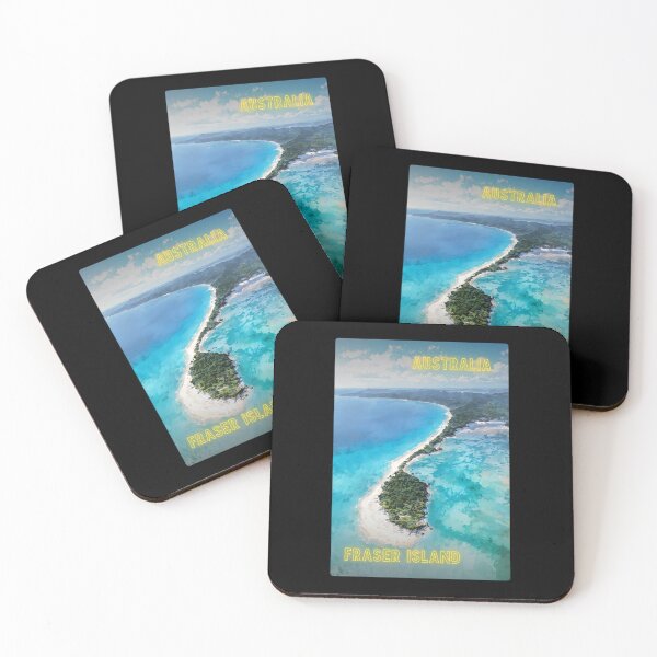 Item preview, Fraser Island Australia Beach Souvenir Art Print – Coastal Decor designed and sold by twentytwo ART souvenir designs.