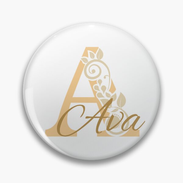 Artikelvorschau, Ava – Elegantes Design mit floralem Buchstaben A - gelb - (personalisierbar) entworfen und verkauft von sabantha.