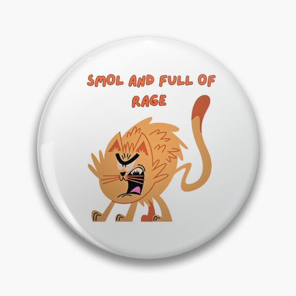 Item preview, Smol and Full of Rage Cat designed and sold by Feather Art.