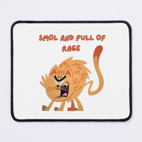 Item preview, Smol and Full of Rage Cat designed and sold by Feather Art.