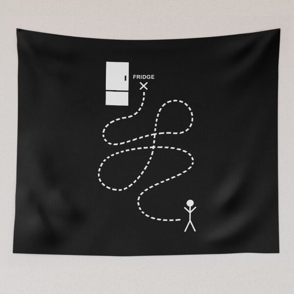 Item preview, Map to the treasure map to the fridge designed and sold by Szkicerka.