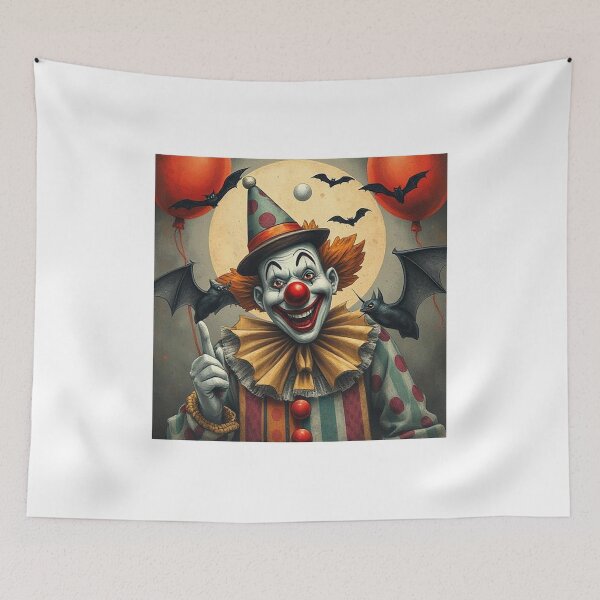 Item preview, clown et chauves-souris designed and sold by Terry Collett.