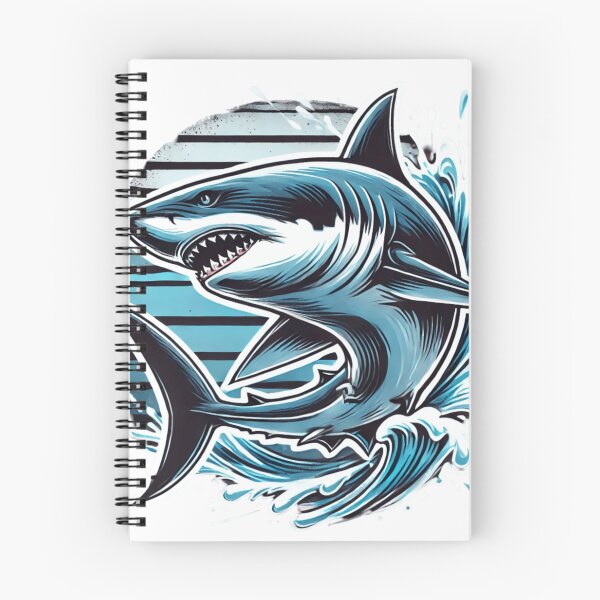 Item preview, Majestic Shark Art | Ocean Predator Design for T-Shirts, Stickers & Wall Art | Minimalist Underwater Wildlife Illustration designed and sold by SHUBHAM111.