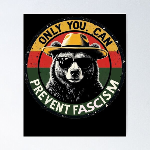 Artikel-Vorschau von Nur Sie können Faschismus verhindern Bear Resist National Parks, designt und verkauft von thriftysketches.
