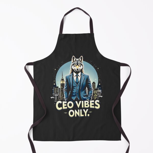 Item preview, CEO Vibes Only Wolf Design designed and sold by FoxyJags.