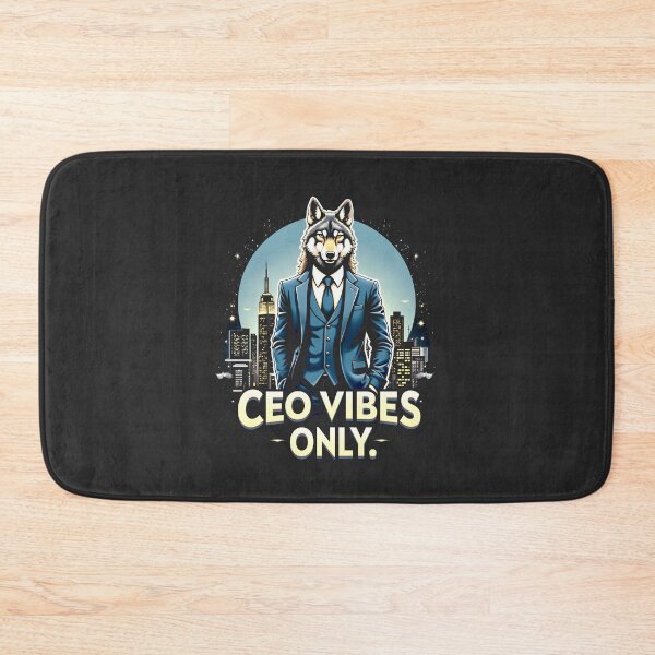 Item preview, CEO Vibes Only Wolf Design designed and sold by FoxyJags.