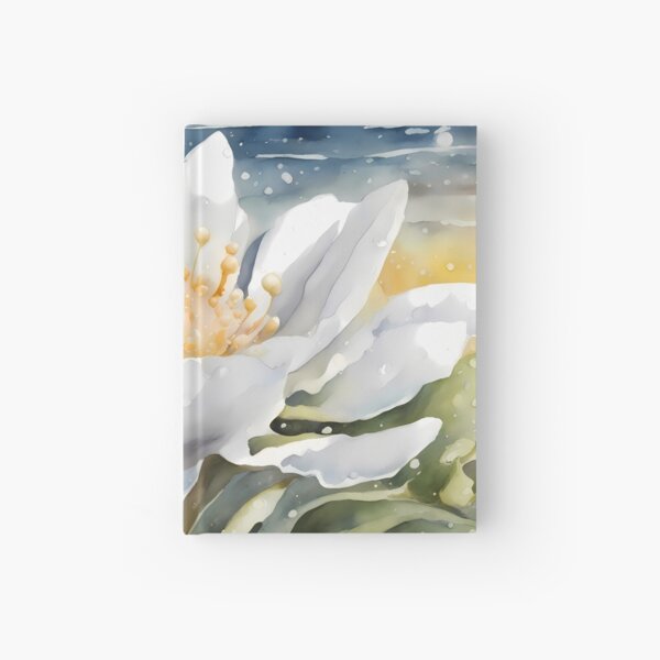 Item preview, Large White Flower on Beach designed and sold by BookCovered.