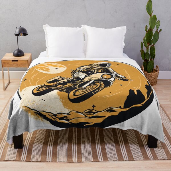 Item preview, Vintage astronaut on a motor cross designed and sold by PrintCreations9.