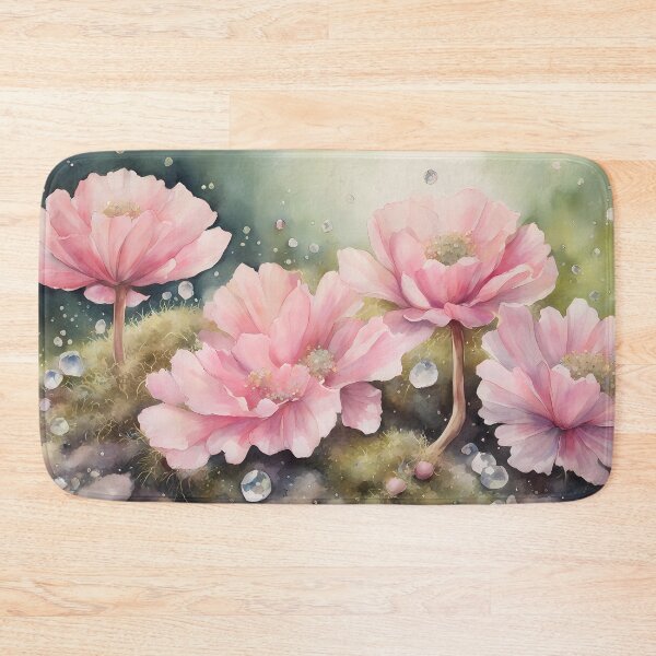 Item preview, Pink Fairy Flowers with Waterdrops designed and sold by CalmnessbyChoice.
