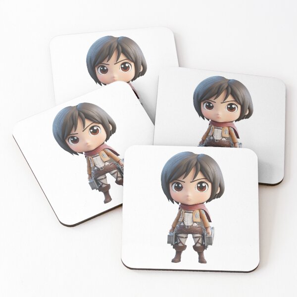 Item preview, Chibi Titan Slayer  Mikasa Ackerman in Survey Corps Gear designed and sold by Innamalinka.