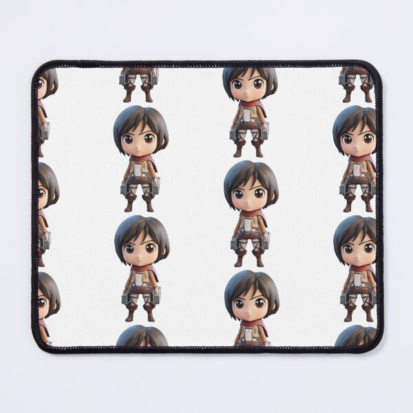 Item preview, Chibi Titan Slayer Mikasa Ackerman in Survey Corps Gear designed and sold by Innamalinka.