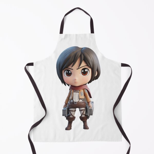 Item preview, Chibi Titan Slayer Mikasa Ackerman in Survey Corps Gear designed and sold by Innamalinka.