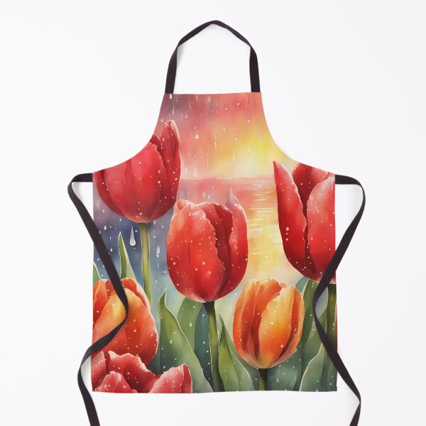 Item preview, Red Sea of Tulips designed and sold by CalmnessbyChoice.