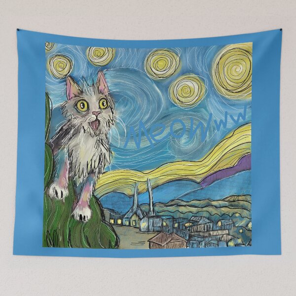 Item preview, Screechy Screechy Night designed and sold by TraceyMackieArt.