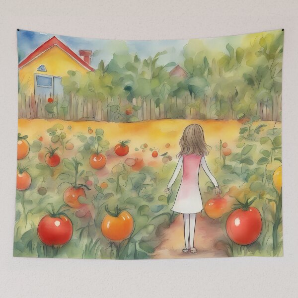Item preview, Enjoying the Tomato Garden designed and sold by CalmnessbyChoice.