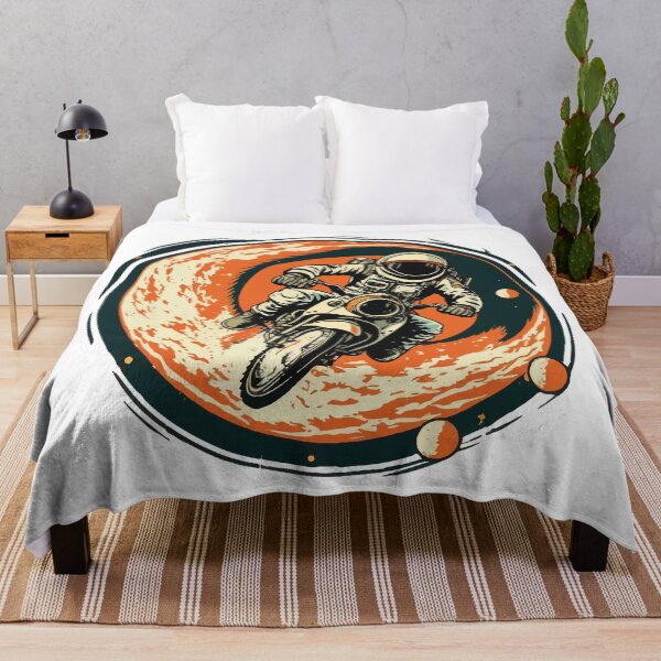 Item preview, Vintage astronaut on a motor cross designed and sold by PrintCreations9.