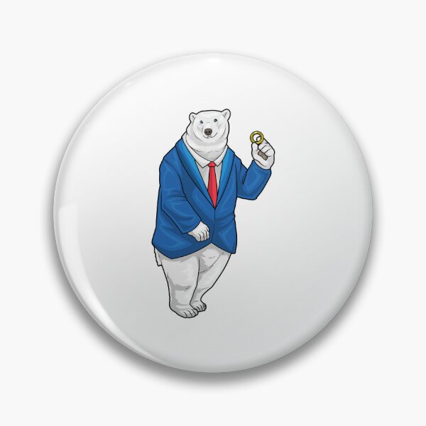 Artikelvorschau, Eisbär Bräutigam Ehering Hochzeit entworfen und verkauft von Snabdesign84.