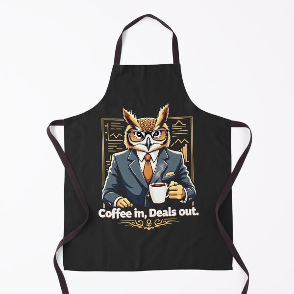 Item preview, Business Owl with Coffee Design designed and sold by FoxyJags.