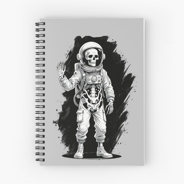 Item preview, The Bony Spacewalker designed and sold by Darkifun.