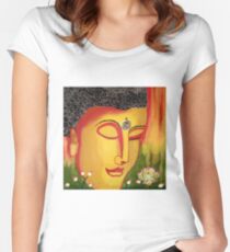 Buddha Women's Fitted Scoop T-Shirt