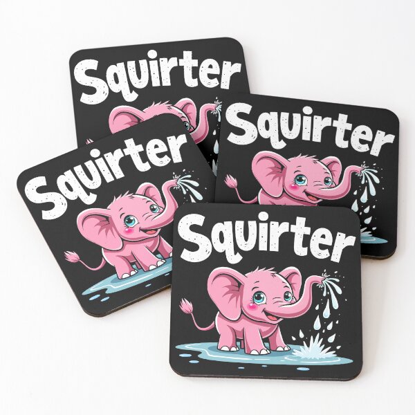 Item preview, Cute Pink Elephant Water Squirter Fun Design designed and sold by Quirky Shirts.