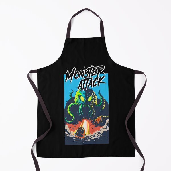 Item preview, "Monster Space Attacks: Sci-Fi Creature Invasion Art" designed and sold by katlala.