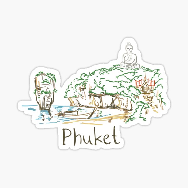 Item preview, Phuket Thailand Souvenir Gift for Tourists designed and sold by MichaeIRellov.