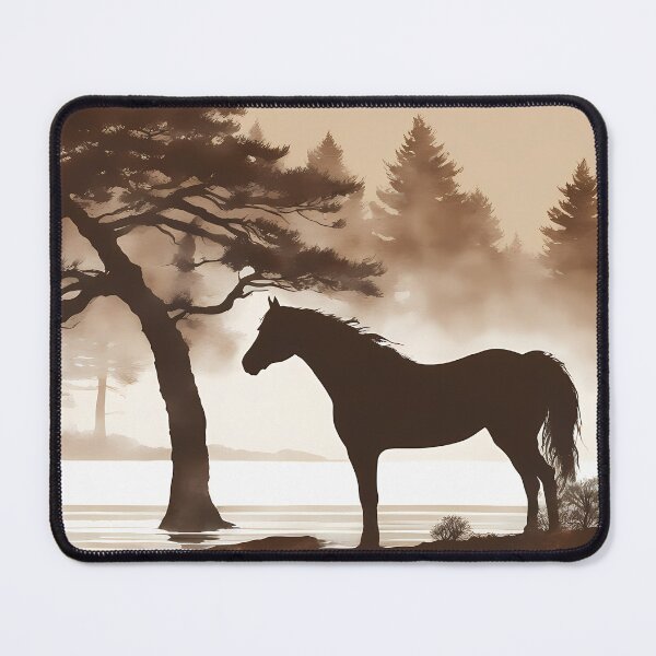 Item preview, Brown Horse by River designed and sold by CalmnessbyChoice.