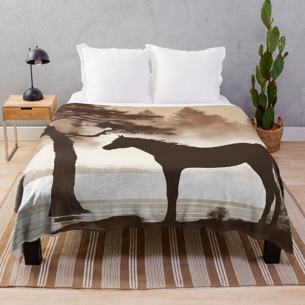 Item preview, Brown Horse by River designed and sold by CalmnessbyChoice.