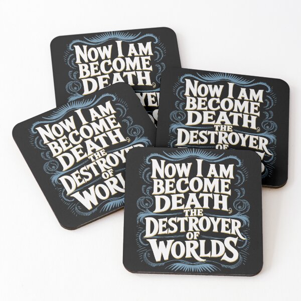Item preview, Now I am become Death, the Destroyer of Worlds Sticker designed and sold by Dospart.