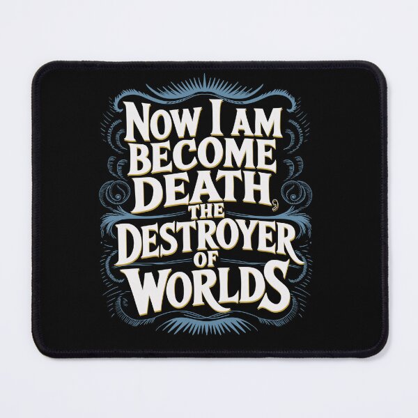 Item preview, Now I am become Death, the Destroyer of Worlds Sticker designed and sold by Dospart.