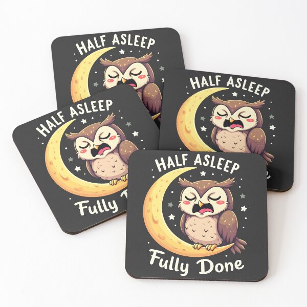 Item preview, Half Asleep Fully Done Owl Design designed and sold by FoxyJags.